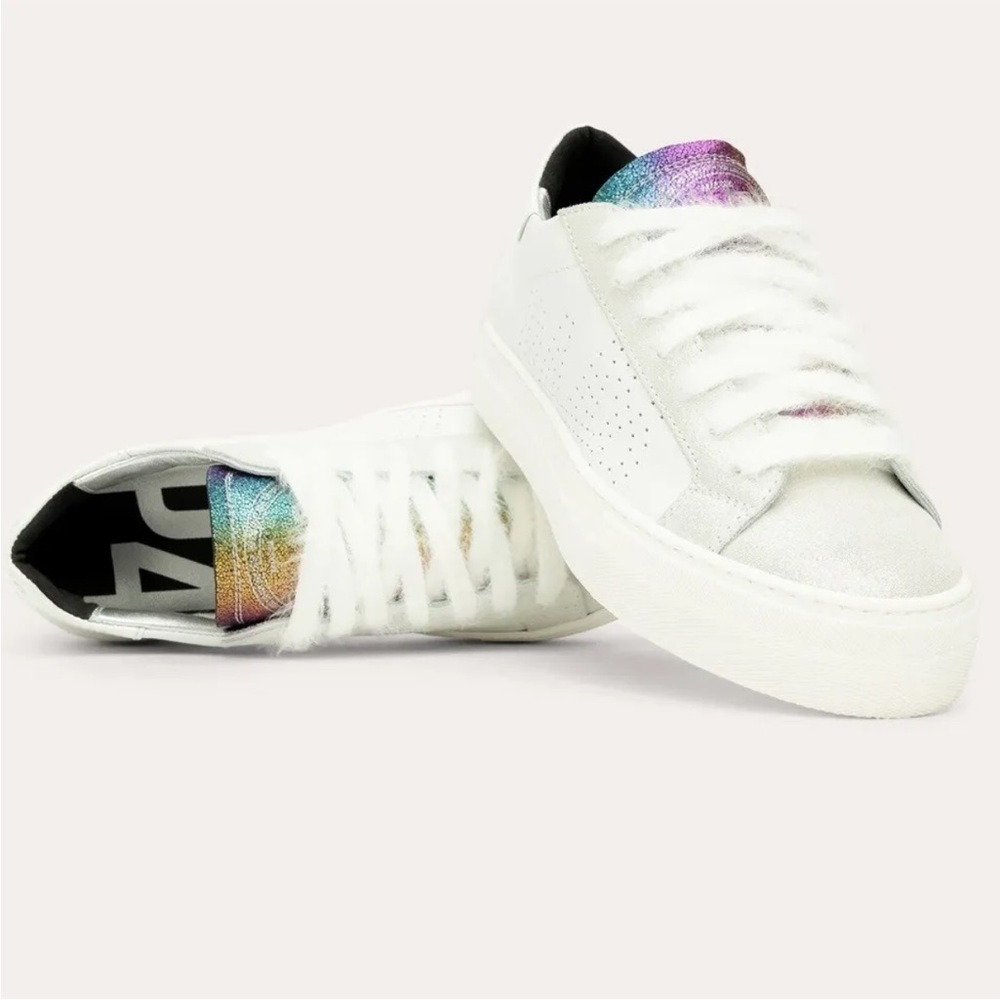 P448  Thea Rainbow Sneakers Low Top